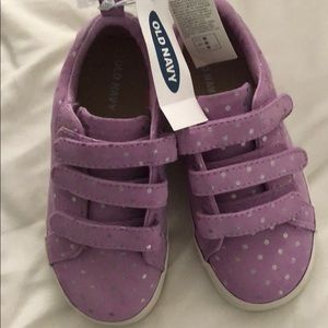 Purple Sneakers with Velcro straps (Toddler)